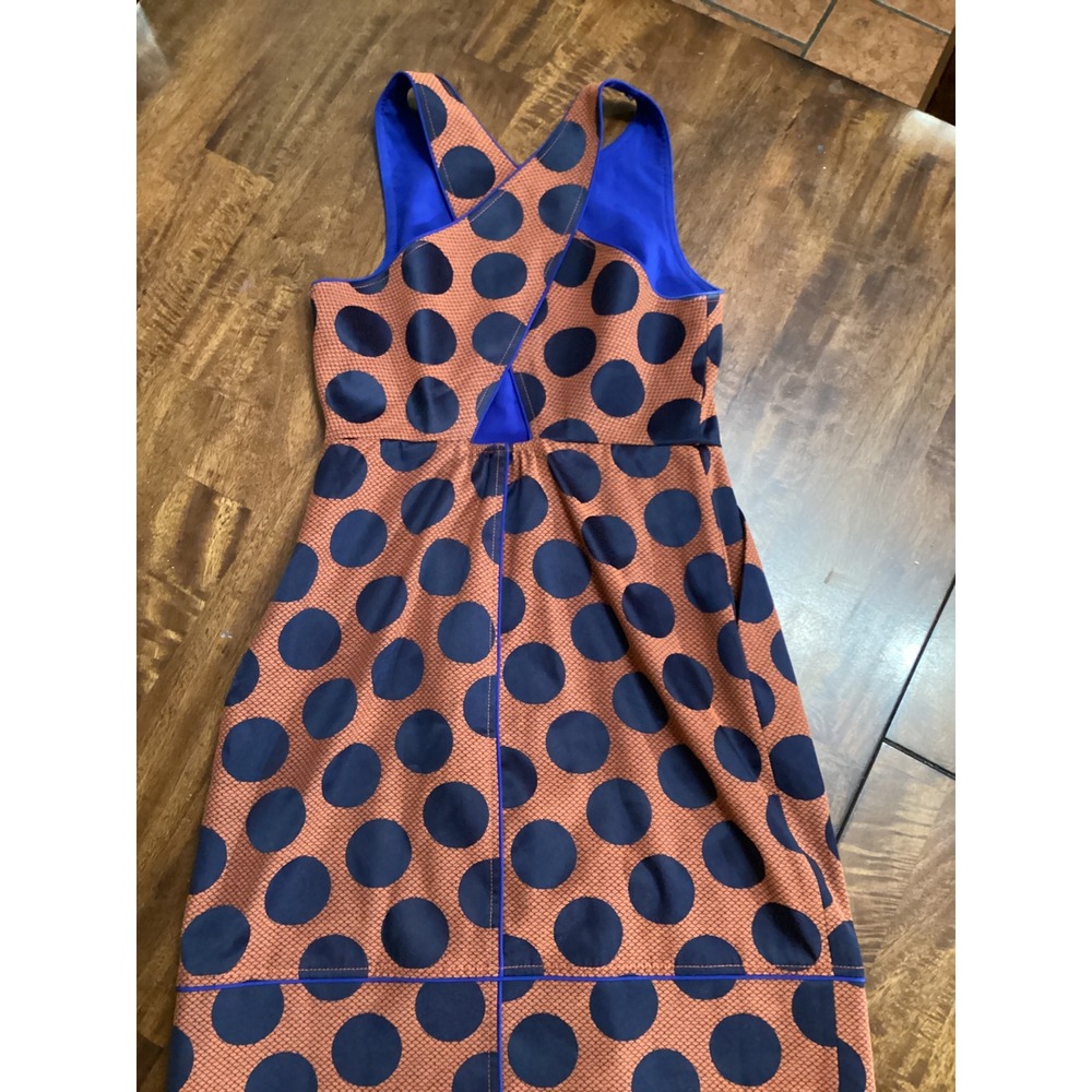Anthropologie‎ Maeve Polka Dot Sheath Dress | Sz 4 | Retro Chic - Picture 6 of 12